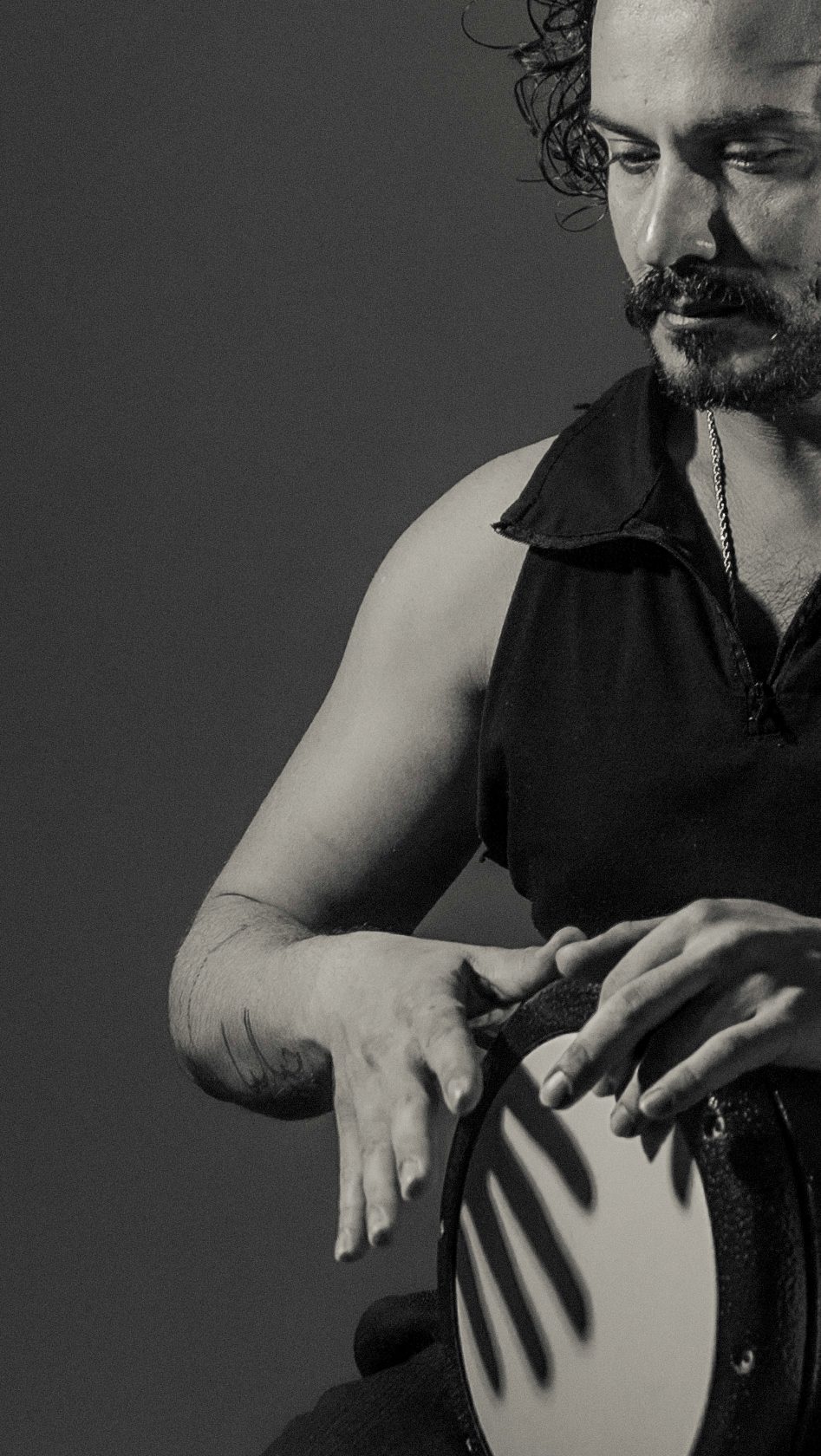 Drummer portrait